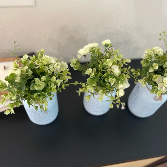 ITS A BOY center piece table decorations boy baby shower blue mason jar - Picture 4 of 9